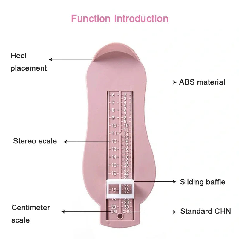 Children's Foot Measurement Gauge for Toddler Shoe Sizing